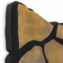 Casa Padrino Luxus Wanddeko Objekt Vintage Messing / Schwarz H. 90 cm