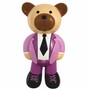 Casa Padrino Deko Figur Teddyb�r mit Anzug Bunt H. 46 cm - Deko Skulptur 