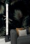 Casa Padrino Luxus LED Stehleuchte Alabaster / Schwarz H. 185 cm - Made in Italy