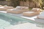 Casa Padrino Luxus Gartenliege / Poolliege Beige 180 x 80 cm