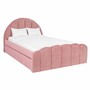 Casa Padrino Luxus Doppelbett Rosa 120 x 200 cm - Schlafzimmer M�bel