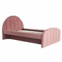 Casa Padrino Luxus Doppelbett Rosa 120 x 200 cm - Schlafzimmer M�bel