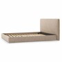 Casa Padrino Luxus Doppelbett Beige / Antik Gold 180 x 200 cm - Schlafzimmer M�bel
