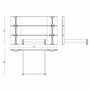 Casa Padrino Luxus Doppelbett mit Kopfteil Cremewei� / Grau / Gold 180 x 200 cm - Luxus Hotel & Schlafzimmer M�bel