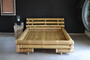 Casa Padrino Luxus Doppelbett Naturfarben 190 x 245 x H. 70 cm - Bambus Bett - Schlafzimmer M�bel - Bambus M�bel - Luxus M�bel - Luxus Einrichtung