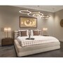 Casa Padrino Luxus Doppelbett Naturfarben 180 x 210 cm - Schlafzimmer M�bel