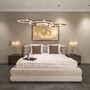 Casa Padrino Luxus Doppelbett Naturfarben 180 x 210 cm - Schlafzimmer M�bel