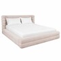 Casa Padrino Luxus Doppelbett Naturfarben 180 x 210 cm - Schlafzimmer M�bel