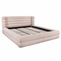 Casa Padrino Luxus Doppelbett Naturfarben 180 x 210 cm - Schlafzimmer M�bel