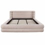 Casa Padrino Luxus Doppelbett Naturfarben 180 x 210 cm - Schlafzimmer M�bel