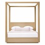Casa Padrino Luxus Himmelbett Naturfarben 228,5 cm - Schlafzimmer & Hotel M�bel