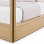 Casa Padrino Luxus Himmelbett Naturfarben 228,5 cm - Schlafzimmer & Hotel M�bel