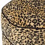 Casa Padrino Luxus Hocker Leopard / Bronze H. 54 cm - Luxus Hotel M�bel