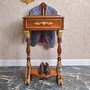Casa Padrino Luxus Barock Dressboy Braun / Gold H. 130 cm - Made in Italy