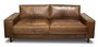 Casa Padrino Luxus Echtleder Lounge Sofa Vintage Leder Braun - Luxus Wohnzimmer Couch M�bel B�ffelleder