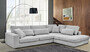 Casa Padrino Luxus Ecksofa 320 x 256 x H. 90 cm - Verschiedene Farben - Modernes Wohnzimmer Cord Sofa mit Kissen - Moderne Wohnzimmer M�bel
