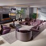 Casa Padrino Modulares Luxus Wohnzimmer Ecksofa Lila 420 cm