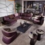 Casa Padrino Modulares Luxus Wohnzimmer Ecksofa Lila 420 cm