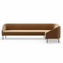 Casa Padrino Luxus Ecksofa Braun / Schwarz 300 x 200 cm - Wohnzimmer & Hotel M�bel