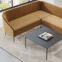 Casa Padrino Luxus Ecksofa Braun / Schwarz 300 x 200 cm - Wohnzimmer & Hotel M�bel