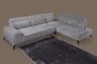 Casa Padrino Luxus Ecksofa mit verstellbaren R�ckenlehnen Grau / Schwarz 330 x 240 cm