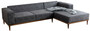 Casa Padrino Luxus Ecksofa Grau / Braun 265 x 180 x H. 70 cm - Elegantes Wohnzimmer Sofa - Luxus M�bel