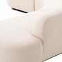 Casa Padrino Luxus Ecksofa Creme / Schwarz 300 x 257 x H. 70 cm - Wohnzimmer & Hotel M�bel