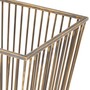 Casa Padrino Luxus Edelstahl W�schekorb Vintage Messingfarben 30 x 30 x H. 40,5 cm - Luxus Kollektion