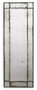 Casa Padrino Luxus Wandspiegel 70 x 3 x H. 200 cm - Rechteckiger Spiegel mit Mahagoni Rahmen und antikem Spiegelglas - Wohnzimmer Spiegel - Schlafzimmer Spiegel - Garderoben Spiegel - Luxus M�bel