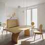Casa Padrino Luxus Eichenholz Esstisch Naturfarben 274 cm - Rechteckiger Massivholz K�chentisch - Esszimmer M�bel