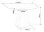 Casa Padrino Luxus Esstisch Braun / Matt Schwarz  120 x H. 75 cm - Runder Esszimmertisch - Esszimmer M�bel - K�chen M�bel