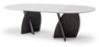 Casa Padrino Luxus Esstisch Grau 260 x 110 x H. 76 cm - Esstisch mit Travertin - Moderne Esszimmer M�bel - Luxus Qualit�t 