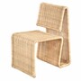 Casa Padrino Luxus Rattan Esszimmer Stuhl Naturfarben H. 82 cm - Luxus M�bel