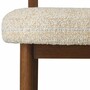Casa Padrino Luxus Esszimmer Stuhl Beige / Dunkelbraun H. 77,5 cm - Esszimmer M�bel