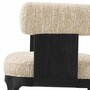 Casa Padrino Luxus Esszimmer Stuhl mit Armlehnen Creme / Schwarz H. 73 cm - Hotel M�bel - Restaurant M�bel - Esszimmer M�bel - Luxus M�bel