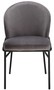 Casa Padrino Luxus Esszimmersthle Grau / Schwarz 49 x 56 x H. 82 cm - Kchensthle mit edlem Samtstoff - Esszimmer Set