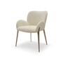 Casa Padrino Luxus Esszimmerstuhl Messing 62 x 66 x H. 81 cm - Esszimmerstuhl mit Stoffbezug - Moderne Esszimmer M�bel - Luxus Qualit�t 
