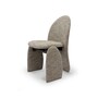 Casa Padrino Luxus Esszimmerstuhl Schwarz 60 x 55 x H. 87 cm - Esszimmerstuhl mit Stoffbezug - Moderne Esszimmer M�bel - Luxus Qualit�t 