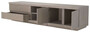 Casa Padrino Luxus TV Schrank Grau 220 x 52,5 x H. 53 cm - Massivholz Fernsehschrank - Wohnzimmer M�bel - Luxus Qualit�t