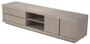 Casa Padrino Luxus TV Schrank Grau 220 x 52,5 x H. 53 cm - Massivholz Fernsehschrank - Wohnzimmer M�bel - Luxus Qualit�t