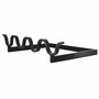 Casa Padrino Luxus Stahl Feuerbock Schwarz 73 cm - Luxus Kamin Zubeh�r - Luxus Accessoires - Hotel Accessoires