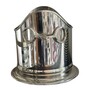 Casa Padrino Luxus Flaschenk�hler Silber mit Trensen Beschlag - Weink�hler auf Sockel