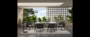 Casa Padrino Luxus Garten Essgruppe Sandfarben / Schwarz 7-teilig 100 x H. 76 cm - Wetterfest und hochwertig verarbeitet - Moderne Garten M�bel - Luxus Qualit�t 