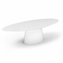 Casa Padrino Luxus Garten Esstisch Matt Wei� 300 x 130 x H. 75 cm