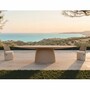 Casa Padrino Luxus Garten Esstisch Matt Beige 300 cm - Hotel & Garten M�bel