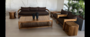 Casa Padrino Luxus Garten Lounge Set Braun 5-teilig 240 x 86 x H. 78 cm - Wetterfest und hochwertig verarbeitet - Moderne Garten M�bel - Luxus Qualit�t 