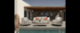 Casa Padrino Luxus Garten Lounge Set Grau 4-teilig 220 x 105 x H. 78 cm - Wetterfest und hochwertig verarbeitet - Moderne Garten M�bel - Luxus Qualit�t 