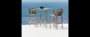 Casa Padrino Luxus Garten Stuhl Set 3-teilig 70 x H. 105.5 cm - Wetterfest und hochwertig verarbeitet - Moderne Garten M�bel - Luxus Qualit�t 