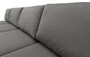 Casa Padrino Luxus Gartensofa Matt Wei� / Dunkelgrau 330 x 95 x H. 90 cm - Wetterbest�ndiges Garten Terrassen Sofa mit verstellbaren R�ckenlehnen - Hotel M�bel - Luxus Qualit�t