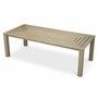 Casa Padrino Luxus Gartentisch Grau 240 cm - Teakholz Garten Esstisch - Garten M�bel
